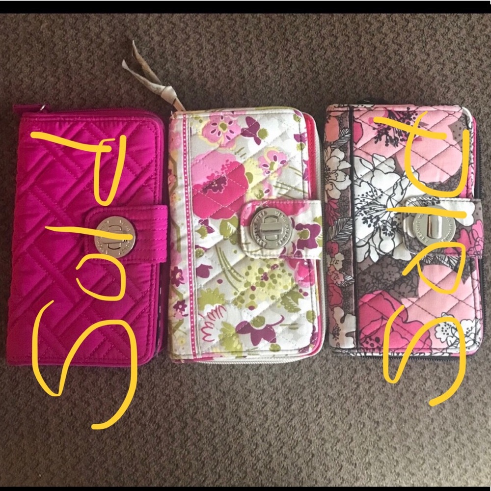 Vera Bradley Cloth Wallets $15 EACH
